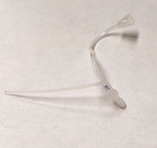 (2-pack) Slim Tube refill screw-ON type hearing aid replacement tubesPhonak (C2B-L SIZE 2 LEFT)