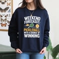 thumbnail image 4 of EcoLoom Weekend Forecast Pickleball Long Sleeve Unisex Midweight Crewneck Sweatshirt, 4 of 4