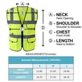 thumbnail image 3 of GOGO Men 5 Pockets Ultra Cool Mesh Safety Vest, Mesh Volunteer Vest, ANSI Standard-Orange-M, 3 of 7