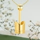 thumbnail image 3 of Collar de de cremación simple colgante de regalo de duelo exquisito de acero inoxidable Dorado Yuyangstore Collar de urna de cremación, 3 of 7