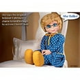 thumbnail image 4 of The Ashton - Drake Galleries Soft & Huggable Mrs. Beasley Poseable Vinyl Talking Doll 11 Phrases from Family Affair Characterized by Actress Cheryl Ladd 20-inches, 4 of 4