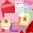 thumbnail image 3 of TICIAGA 72 tarjetas de San Valentín con gatos, sobres y stickers, 3 of 6