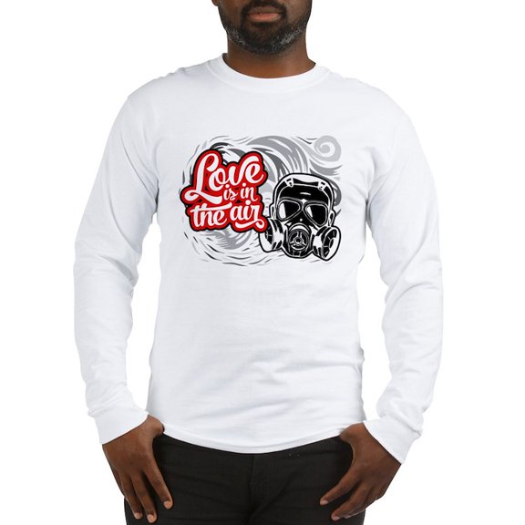 CafePress - Love Is In The Air Long Sleeve T Shirt - Unisex Cotton Long Sleeve T-Shirt