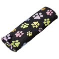 thumbnail image 2 of JTAOT Ethical Pets 50063 Snuggler Rainbow Pawprint Blanket, Black, 30x40, 2 of 2