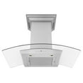 thumbnail image 3 of ZLINE 30 in. Wall Mount Range Hood in Stainless Steel with Built-in CrownSound Bluetooth Speakers (KZCRN-BT-30), 3 of 5