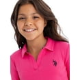 thumbnail image 3 of U.S. Polo Assn. Girls Long Sleeve Collared Top, Sizes 4-18, 3 of 5