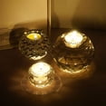 thumbnail image 4 of Candelabro de cristal Simple moderno pequeño candelabro decorativo decoración de mesa, 4 of 5