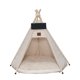thumbnail image 1 of Pet Cat Tent Dog House Bed with Thick Cushion for Cats Dogs Deep Sleeping Indoor Canvas Soft Indian Puppy Teepee Pet Supplies ShopWise Round, 1 of 12