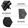 thumbnail image 5 of Nylon Golf Balls Storage Bag With Drawstring Design Suitable For Outdoor Activities 26X12.5cm Black 1Pcs, 5 of 5