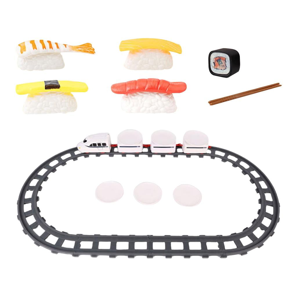Sushi Train Rotary Train Toy Railway Track Trains Children Trains Toy Rotating , Train Goes