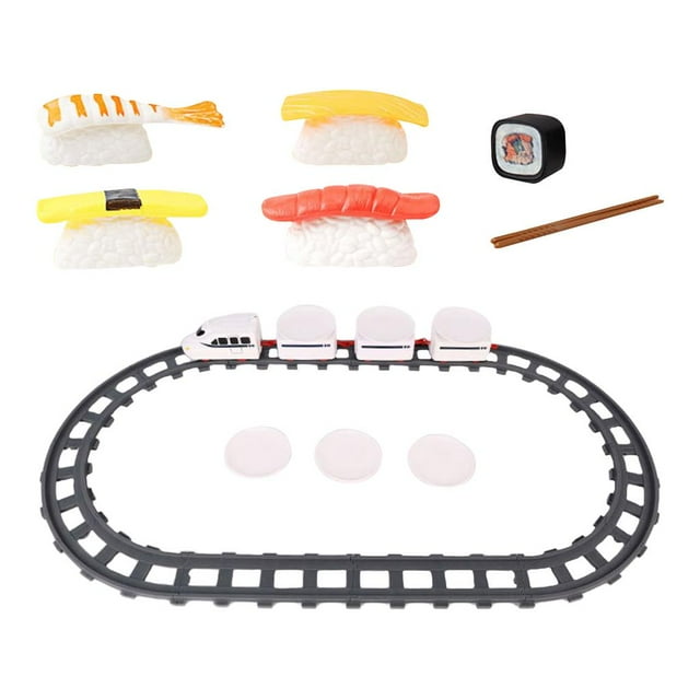 TISHITA Electronic Sushi Train Rotary Sushi Toy for Kids Boys Girls 4