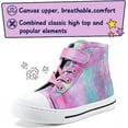 thumbnail image 6 of Kushyshoo Colorful Toddler High Top Girls Sneakers Kids Walking Shoes 11M, 6 of 8