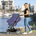 thumbnail image 5 of Fotbe Lavender Flowers Pattern Car Seat Covers for Babies, Nursing Breastfeeding Cover Infant Carseat Canopy, Soft Stretchy Carrier Cover, 5 of 9