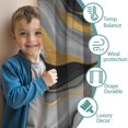 thumbnail image 3 of Blackout Kids Curtains,Black White and Gold Marble Childrens Insulated Curtains Set Of 2,Bedroom Essentials,Toddler Room Decor 42x54in(106x137cm), 3 of 4