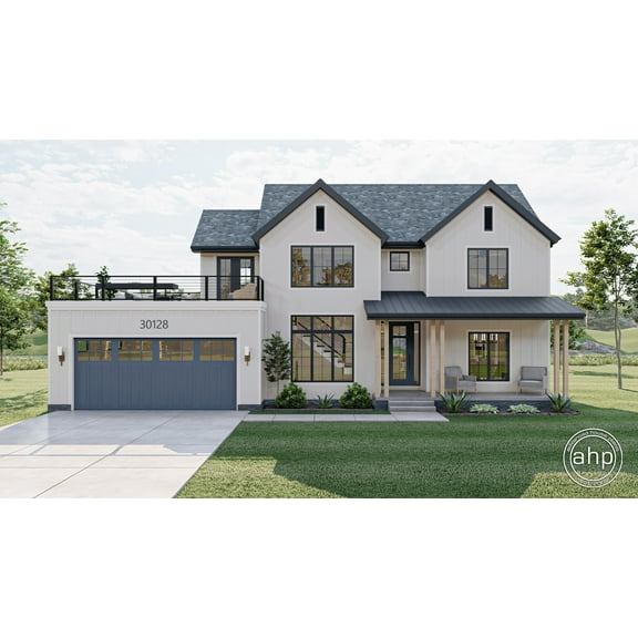 Advanced House Plans: Builder Ready Blueprints | Cartwright 30128 | 1.5 Story Plan