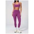 thumbnail image 4 of PISONIC Two Piece Workout Sets for Women Color Block Sports Bra and High Waist Leggings Gym Yoga Active Wear Outfits, 4 of 7