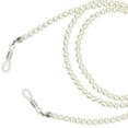 thumbnail image 3 of Beaded Chains Non- Glasses Chain Collar Reading Glasses - White, 3 of 6