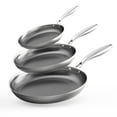thumbnail image 1 of Juego de sartenes de acero inoxidable Cooker King 20/25/30 cm, 1 of 7