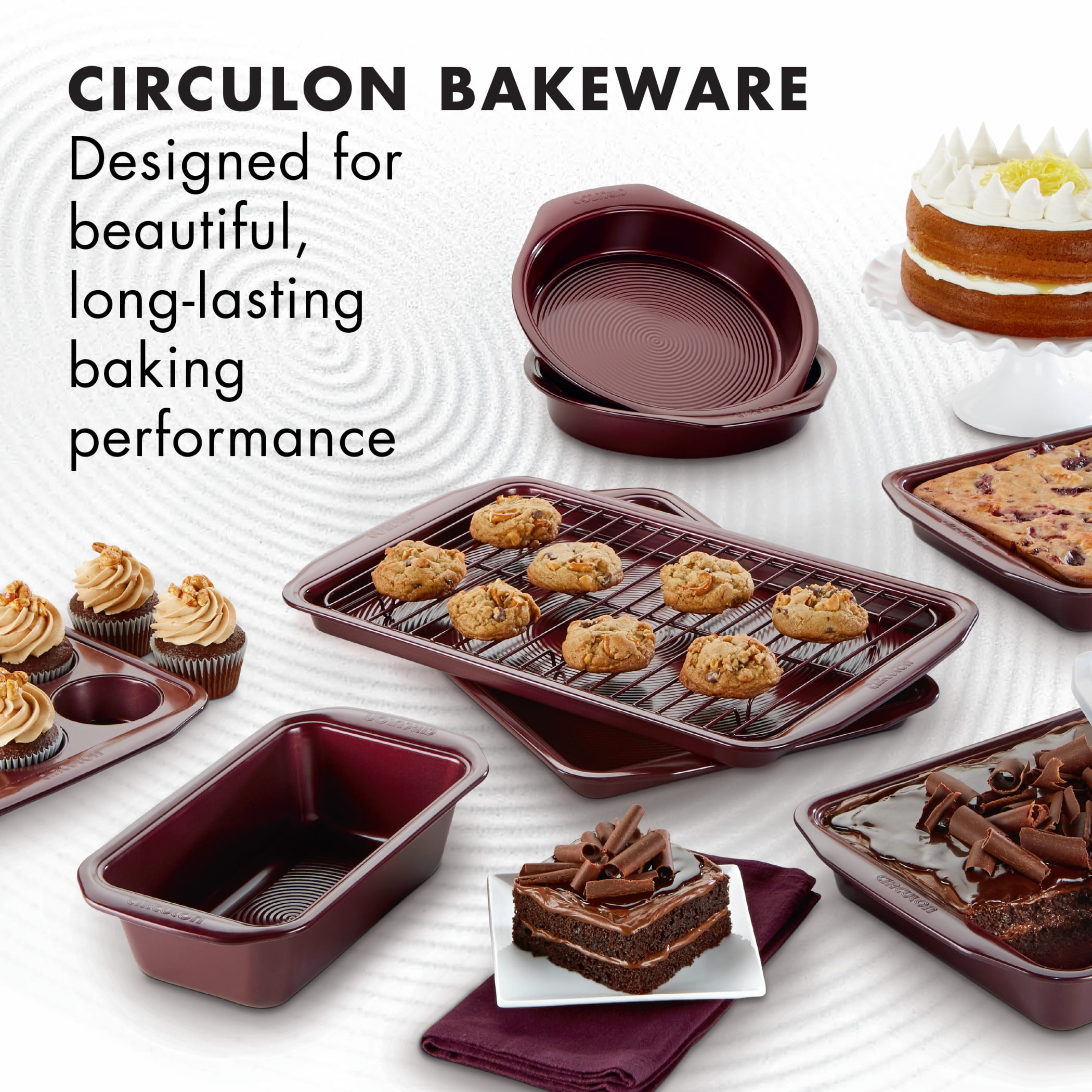 Circulon Innovatum XC Hard-Anodized Nonstick Aluminum 10-Pc. Cookware Set,  Cocoa - Macy's