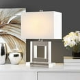 thumbnail image 2 of Safavieh Lighting Collection Town Square Crystal 21-inch Bedroom Living Room Home Office Desk Nightstand Table Lamp (LED Bulb Included), 2 of 5