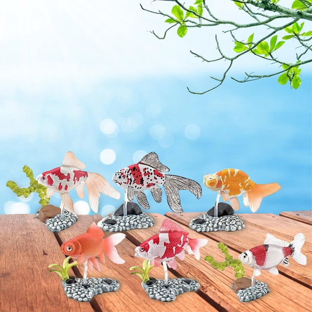6 uds plástico vivo Tropical Animal preescolar educativo modelo figura Estilo B perfke Figuras de simulación