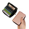 thumbnail image 3 of For Iphone 16 Solid Color Zipper 11-Card Slots Bag Phone Case With Lanyard(Rose,iPhone 16 Pro Max, 3 of 6