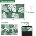thumbnail image 2 of COZONY 9x12 Outdoor Rug, Reversible Waterproof Plastic Straw Patio Rug with Palm Leaf Pattern, Indoor Outdoor RV Mat for Patio Deck Balcony Camping, 2 of 9