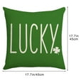 thumbnail image 3 of LSLJS Pillow Covers & St Patricks Day Decorations - Throw Pillow Covers & Soft - 18x18 Pillow Cover for Couch Sofa Bed Living Room, 3 of 5