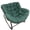 /Green, variant on Comfy Saucer Chair Velvet Ergonomic Wicker Papasan Chair Folding Moon Chair For Kids Adult Lazy Sofa Chair With Soft Fabric Cushion For Living, Bedroom, Reading Room, Lounge