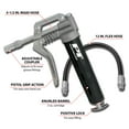 thumbnail image 3 of Performance Tool W54198 Mini Grease Gun (3 oz) With 12 inch Flexible Hose and 5.5 inch Rigid Extension Pipe, 3 of 9