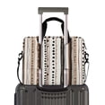 thumbnail image 2 of FORMRS 16" Laptop Bag Carrying Sleeve Case with Handle Travel Shoulder Briefcase, Brown Abstract Stripes, 2 of 8