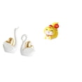 thumbnail image 1 of Elegantes Figuras De Cisne Y Serpiente, Adornos De Mesa únicos, Decoración Artística De Pareja, Estatuas De Resina Para Estantería, Entrada, Centro De Mesa, Dormitorio, Oficina,, 1 of 8