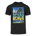 thumbnail image 1 of Mens de manga corta Miami Beach Florida Black Camiseta - Pequeño Gravity Threads Camiseta de manga corta, 1 of 1