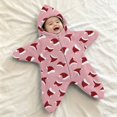 thumbnail image 2 of YunPes Baby Starfish Onesie Full-Zip Soft Plush Footie Jumpsuit Cartoon Graphic One Piece Infant Halloween Christmas Outfits Wearable Blanket, 2 of 5