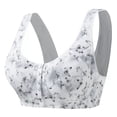 thumbnail image 2 of Front Button Bra, Convenient Sports Bras Women Cotton Ultra Soft Cup, 2 of 8