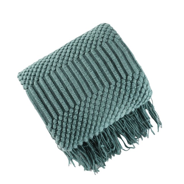 Advancent Manta de sofá Mantas cómodas Colcha de siesta Mantón Accesorio de decoración de moda para el hogar Sala de estar Dormitorio Oficina Juegos de cama lago verde 130x220cm