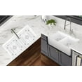 thumbnail image 3 of Ceramic White 33”18"*10" Kitchen Double Basin Farmhouse Sink Rectangular Vessel Sink, 3 of 8