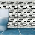 thumbnail image 4 of Peel and Stick Wall Tiles, Self Adhesive Kitchen Backsplash, 30x30cm Vinyl Stickers, Waterproof Bathroom Decor, Heat Resistant, No Grout, Easy Clean, Modern Home Renovation, 5 Pack, 4 of 5