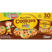 Keebler Bite Size Cookies made with Milk Chocolate M&M's Minis, 1.6 oz, 30-count