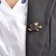 thumbnail image 2 of Broche de cristal Colcomx Tortuga Unisex, 2 of 8