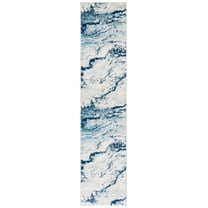 SAFAVIEH Tulum Liz Abstract Runner, 2' x 9', Ivory/Blue