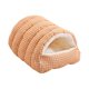 thumbnail image 2 of Cama para gatos, cálida y suave, gruesa, portátil, con cojín extraíble, suave Naranja, 2 of 8