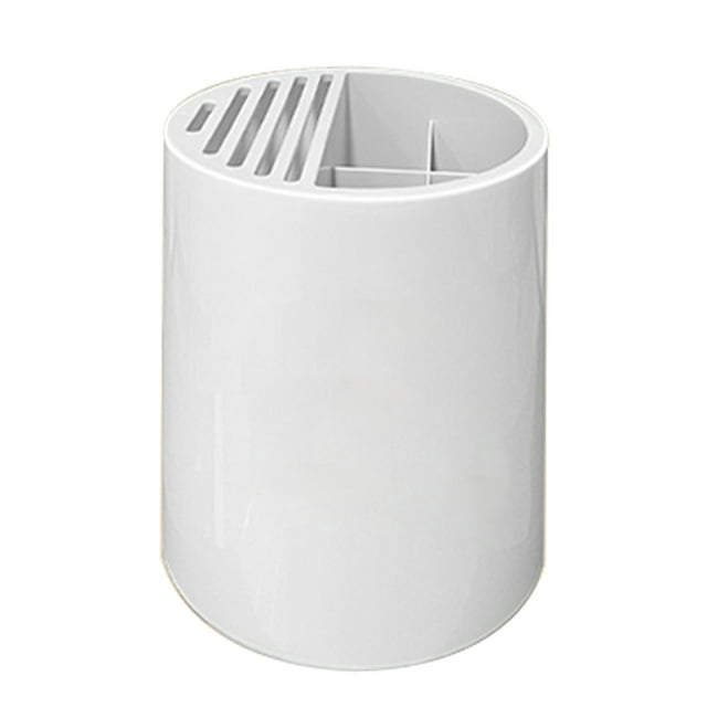 Dining Chair Covers 360 Degree Rotating Knives For Kitchen Counter Multifunctional Plastic Kitchen Utensil Large Capacity Knives Block Space Saving Knife Organizer