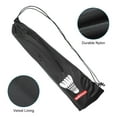 thumbnail image 3 of Unique Bargains Velvet Lining Drawstring Soft Badminton Racquet Cover Bag Pouch, Black, 3 of 7