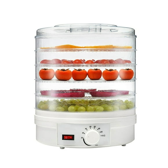 HAOANFood Dehydrator Machine Freeze Dryer Machine With 6 Trays Dryer Machine for Home for Candy & Snacks Electric Food Preserver for Fruits Veggies Meats & Dog Treats With Digital Adjusta