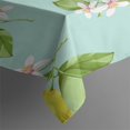 thumbnail image 4 of Yellow Lemon Fruit Table Cloth,Wrinkle Resistant Table Cover with Polyester,Waterproof Reusable Tableclothes for Home Decor Summer Spring Picnic Dining Holiday (Rectangle,60x84inch), 4 of 5