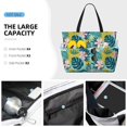 thumbnail image 3 of Balery Tropical Floral Beach Travel Bag - Water-Resistant, Large Capacity Lightweight Tote with 7 Pockets for Women and Men - Perfect for Beach, Pool, Gym, and Travel, 3 of 7
