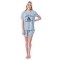 thumbnail image 2 of Star Trek Star Fleet Academy Women's 2 Piece Pajama Set Short Sleeve and Shorts Loungewear Sleepwear PJ, 2 of 7