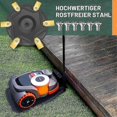 thumbnail image 4 of Navimow H Series H500E H800E H1500E Replacement Blade Disc + 6 Blades for Robotic Lawn Mower, 4 of 5