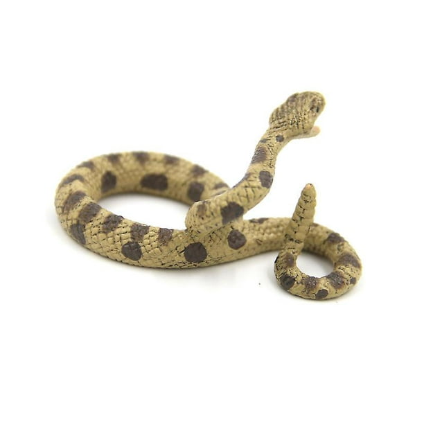 Realistic Snakes Simulation Snake Scary Gag Toy Fake Rattlesnake Halloween  Trick Prank Props Wildlife Animal Educational Plaything For Kids Part 